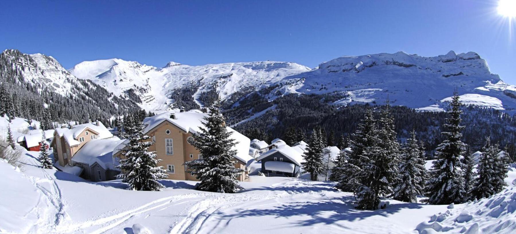 Résidence Hameau - Chalets pour 12 Personnes 48 Flaine Extérieur photo